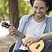 Everjoys Soprano Ukulele Beginner Pack-21 Inch w/Rainbow String Free Online Lesson Gig Bag Digital Tuner Pick All in One Kit