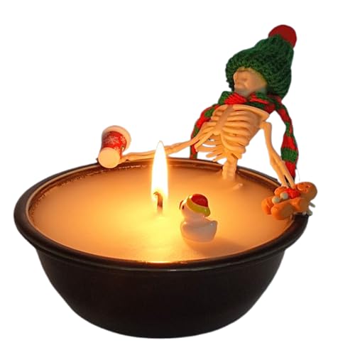 Bougies d'Halloween étanches à combustion longue pour cheminée chic