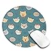 Produktbild Katzen Muster Mauspad Runde Gaming Mousepad Personalisierte Kunstdruck Mauspad für Computer Laptop & PC für den Schreibtisch Mat