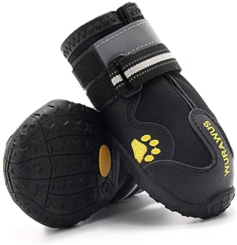 Hundeschuhe Glaray Pfotenschutz für Hunde Anti-Rutsch und wasserdicht