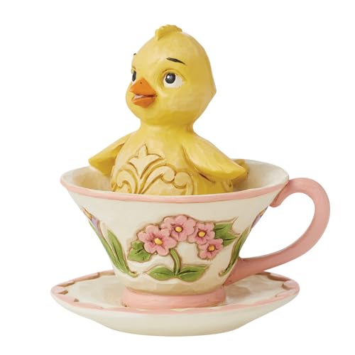 Jim Shore Tiny Chick in Teacup Enesco déco oiseau poussin tasse miniature