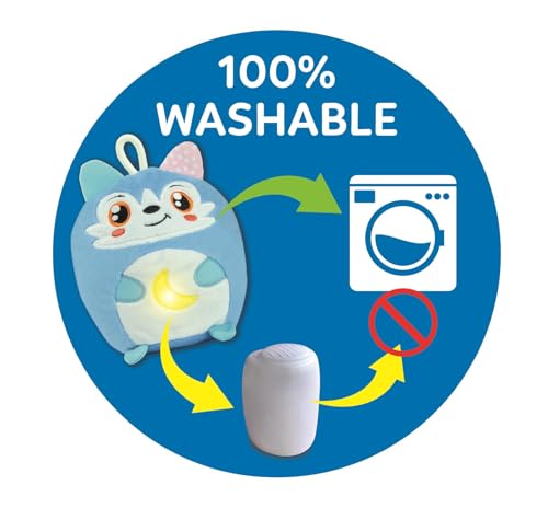 Clementoni Baby for You Twinkle Twinkle Little Wolf Veilleuse pour Enfants Jeu de + Loup avec lumières et Sons relaxants Support pour Sommeil Serein 17554 - vue 8