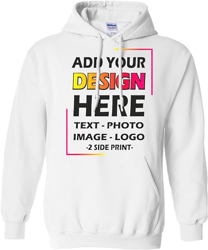 Custom Pull Over Sweatshirt with Your Image for Men, Women Personalized Printed Photo Hoodie