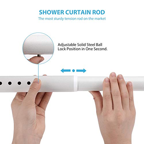 KINLO Asta telescopica per tenda 160 - 210 cm asta...