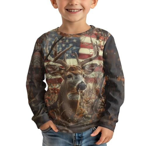 Image of Uourmeti Teens Girls Long Sleeve T Shirts Fall Outfits Boys Active Sportswear Running Tops