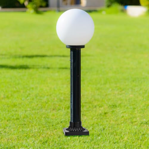 QWORK Post Light Mount Base 2 Pack, Cast Aluminum Post Light Mount Adapter, Powder Coated Matte Black, Fits Most Outdoor Post Lights for Deck, Patio, Porch, Pillar (5.6"x5.6") - Thumbnail 7