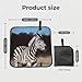 Animal Zebra Seat Cushion Folding, Indoor Outdoor Portable Chair Cushion for Camping, Waterproof Memory Foam Sitting Mats for Picnic Hiking Stadium Travel, Lightweight & Compact