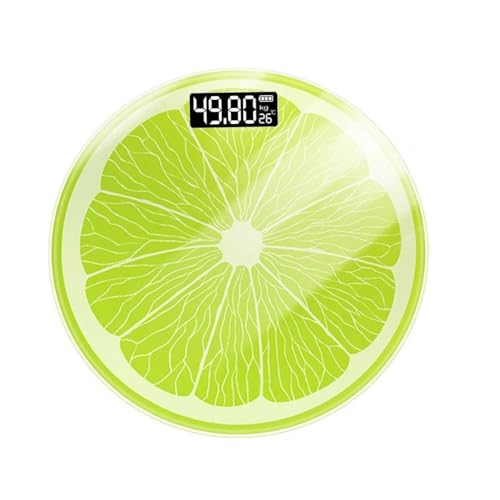 Báscula digital para peso corporal 28x28cm Verde