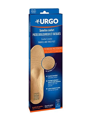 Semelles Urgo Confort pointure 39-41 idéales pour la marche urbaine