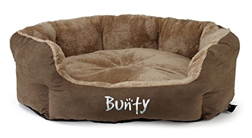 Bunty-Polar-Dog-Pet-Bed-Soft-Cosy-Fleece-Fur-Warm-Cushion-Basket-Machine-Washable-High-Sided-Cat-Small-Animal-Brown-X-Large-Made-in-the-United-Kingdom