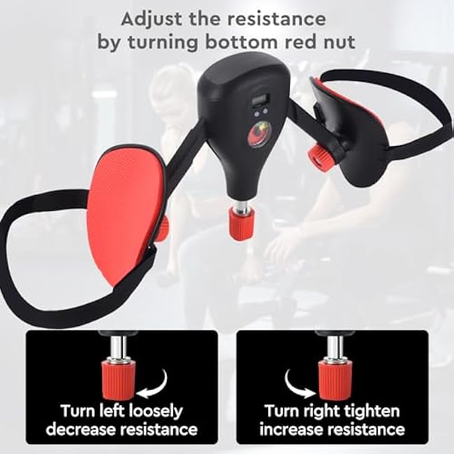 Keria Thigh Trainer Thigh Exerciser Kegel Leg Exercise Machine Resistance Adjustable 0-77LB ,Enhanced Resistance Hip and Pelvis Trainer,Inner Thigh Exerciser for Man Woman Home Workout