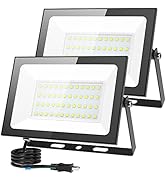 Amazon.co.jp: KIWEN【超薄型・2個セット】 LED投光器 80W 10000LM 