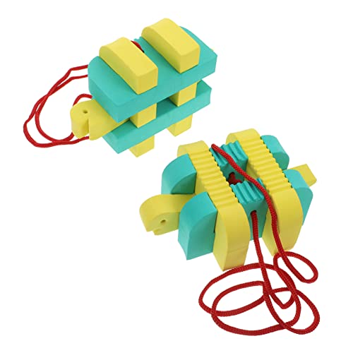 TOYANDONA 1 Pair Outdoor Stilts Early Balance Training for Lightweight Cartoon Turtle Design Fun Exercise Equipment for Garden and Playground Activities