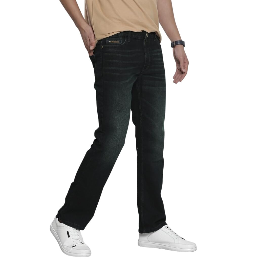 the indian garage co Men's Stretch Fit Mid Rise Jeans-picture-47