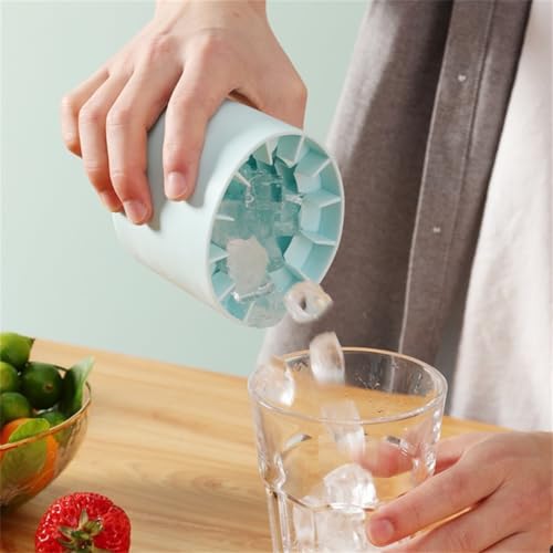 Molde de silicona para hielo con 60 cubos miniatura 3