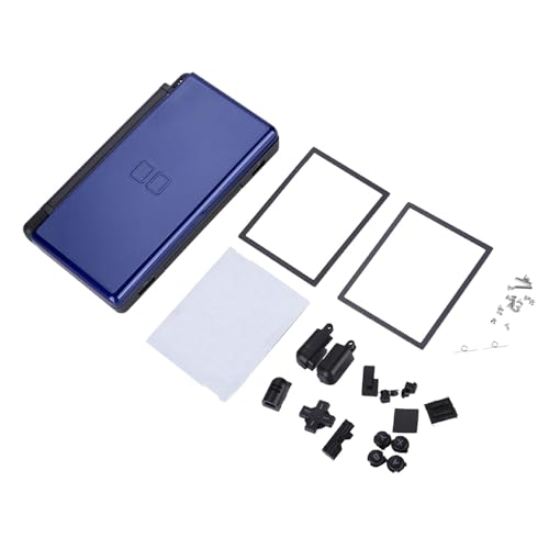 LUCKDANO Kit de Coque de Remplacement pour Boîtier avec Ajustement Précis, Installation Facile, Matériau ABS Noir Blanc Rouge Bleu (BLUE)