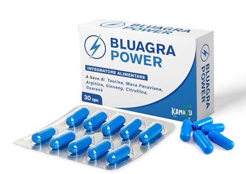 Pillole Potenza Blu Uomo con Maca Peruviana e Ginseng