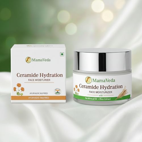 Image of Hydration Face Moisturizer with Rice Extract | No Mineral Oil | Lightweight Daily Moisturizing Cream for Soft & Nourished Skin | 200 ml