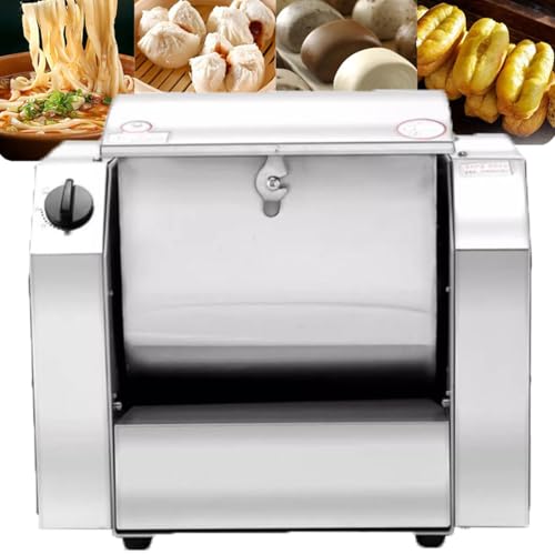 Impastatrice, macchina elettrica, impastatrice in acciaio inox con funzione di temporizzazione per impasto per pizza, cottura e impastamento