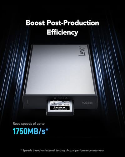 Image of Lexar Professional Silver Series CFexpress 4.0 Type A Card 1TB, CFe Card up to 1750MB /s Read, VPG200, 8K Video CF Card, Memory Card Compatible with Sony Alpha and Sony FX Cameras