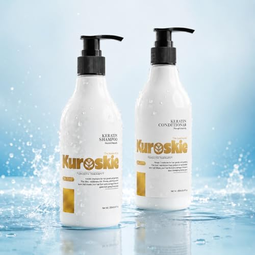 Image of Keratin Smooth Therapy Shampoo & Conditioner Combo | Hair Smoothening Formula | 250ml + 250ml