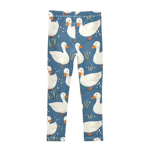 Girls Leggings Gooses Animals Soft Toddler Leggings for Girls Kids Pants Size 4T-10T2