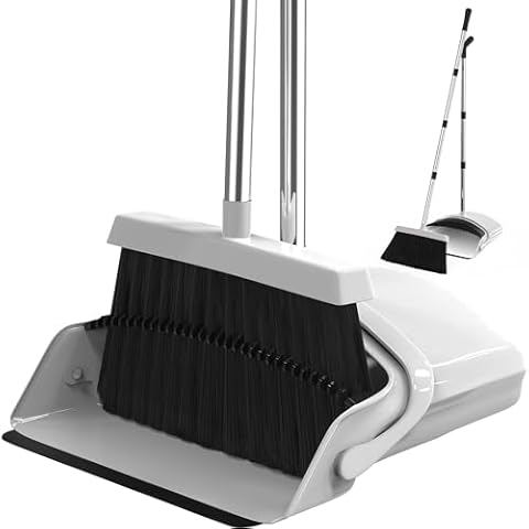 Broom and Dustpan Set - Premium Quality Combo Cover
