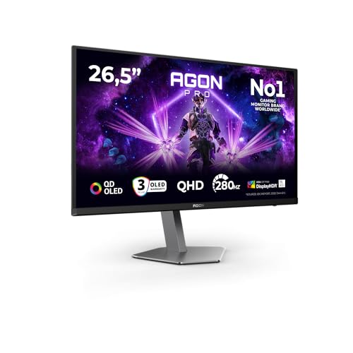 AOC Monitor AG276QZD2 26.5 pollici, 2560x1440, WQHD, 280Hz,...