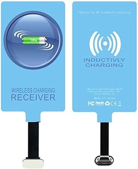 JZ QI Wireless Charging Receiver Adapter with Fast&Smart Microchip Technology for Samsung Galaxy A56 A55 A54 A53 A52 A42 A36 A35 A34 A33 A32 A26 A24 A23 A22 A16 A25 A15 A14 A12 A06 A05s A04s Type-C