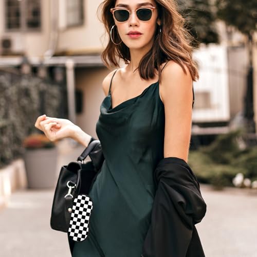 Image of Sunglasses Soft Case, Ultra Light Portable Neoprene Zipper Glasses Case for Men Women