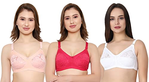 Image of Women Net Non-Padded Wire Free Regular Bra