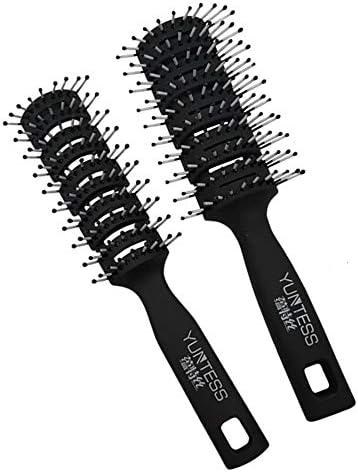 2 Pack Vent Hair Brush Great Styling Men Hairbrush for Slicked back, Vented Hair Brush Set for Men and Women Blow Drying Hair Styling Tools