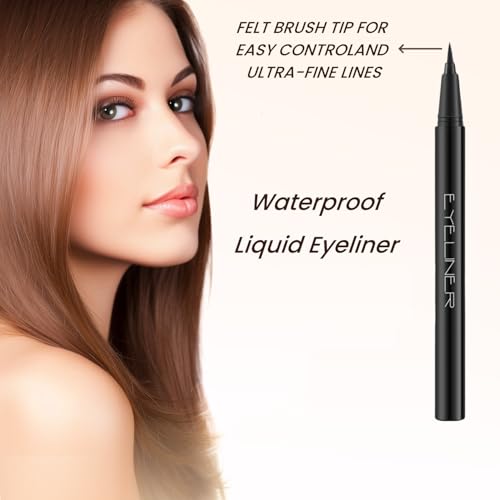 Delineador Líquido Negro Lavone Waterproof miniatura 4