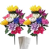 造花 はなこ 【 お供え 造花 】 お墓 墓用 墓花 仏壇用 仏花 仏壇 仏壇花 2束セット 約40㎝_105