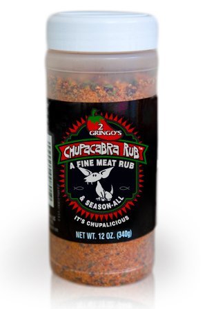 2 Gringos Chupacabra Meat Rub & Season All 12oz Container (Pack of 3) by 2 Gringos