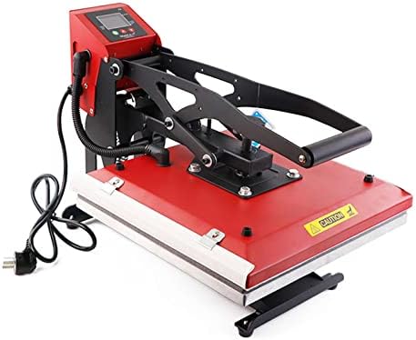 WLL-DP Portable Heat Press Machine, Industrial Home Use Heat Printing Machine, Digital Control Sublimation Transfer Machine, 15×15 Inch