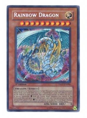 yugioh rainbow dragon card Amazon.com: Yu-Gi-Oh! - Rainbow Dragon (TAEV-EN006) - Tactical Evolution -  1st Edition