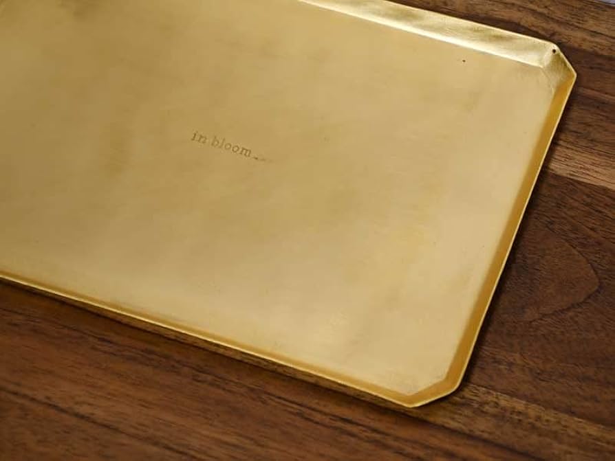 Amazon｜レクトトレイ S ゴールド ブラス 真鍮風 トレイ