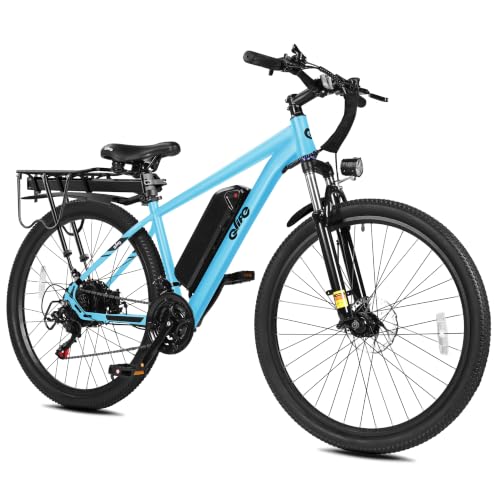 Qlife Racer Electric Bike for Adults - 21-Speed Mountain Lightweight Ebike with Peak 1000W Brushless Motor,48V 375Wh Removable Battery,26X2.1 Tire Step Over E-MTB,Up to 40 Miles Range image 5