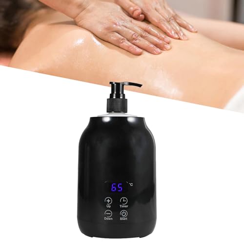 Massage Oil Warmer with LED Display Touch Control, 30 to 65℃ Temperature Adjustable, Electric Heater for Fast Heating Body Lotion Lube Gel Cream for Home Beauty SPA Salon - Image 3