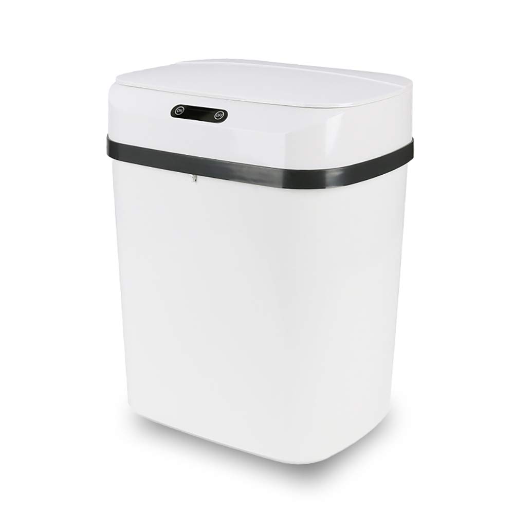 Cubo de Basura con Sensor Automático · Papelera Inteligente de 13 Litros para Cocina, Dormitorio, Baño y Oficina · Color Gris