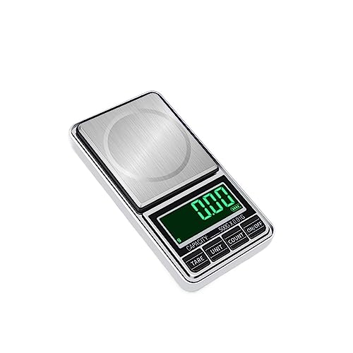 はかり キッチン デジタル電子ジュエリースケール高精度ポータブルポケット計量ツールキッチン用 USB 電源(500g 0.1g)