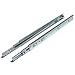 GlideRite - 1835-Z (5 Pair Pack) 18-inch 70 lb. Full Extension Ball Bearing Drawer Slides with 1" Over-Travel