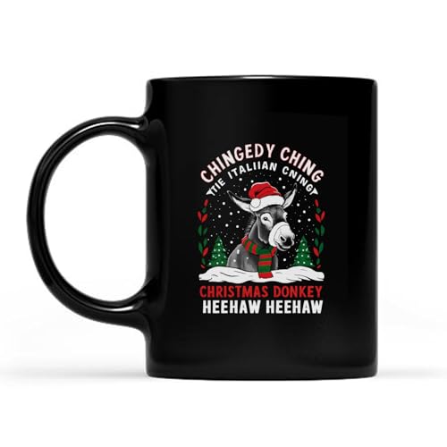 Tazze Da Tè 330Ml, Chingedy Ching Dominick The Christmas Donkey Italian Donkey Vintage Tazzine Da Caffè Moderne Tazza Da Caffe Per Papà Uomo Lavoro