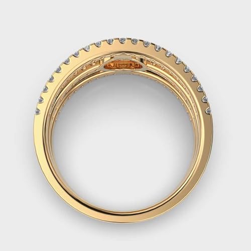 Bague argent sterling 925 moissanite | Anti-ternissement luxe