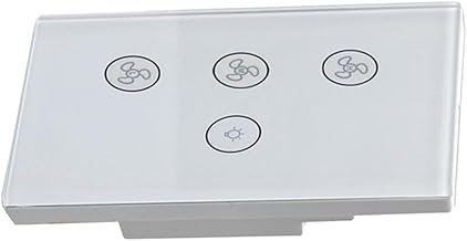 Uonlytech Interruptores Inteligentes Ventilador De Teto Interruptor De Ventilador Casa Inteligente Interruptor De Parede Aplicativo Interruptor Remoto Telefone Celular