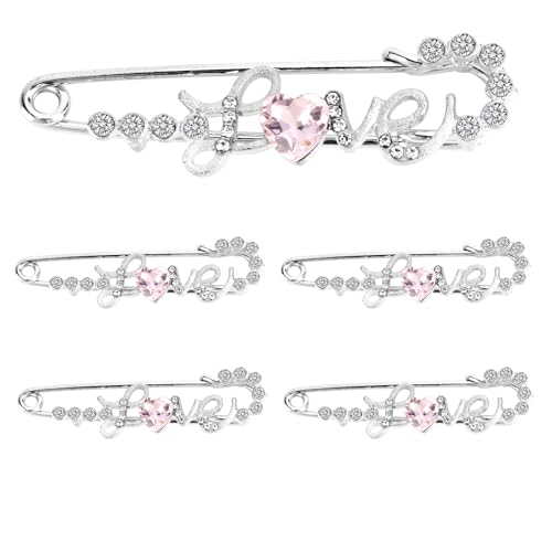 Image of Rhinestone Brooch Pins,Safety Pins for Clothes,Brooch Pins for Women,Pins for Bags,Decorative Pins