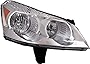 Evan-Fischer Headlight Assembly Compatible with 2009-2012 Chevrolet Traverse Halogen Composite LS/LT Models Passenger Side