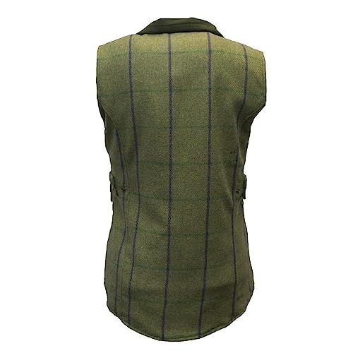 Miniatura 6 de Walker And Hawkes - Bayston - Chaleco De Tweed Para Mujer - Inspirado En La Hípica Y La Caza - Rayas Moradas - Eu 42 Uk 14