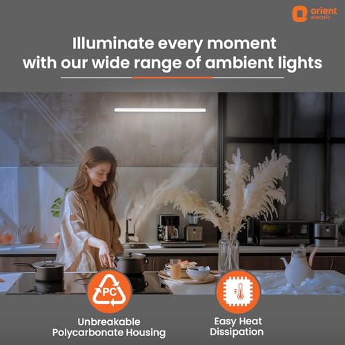 Image of Orient Electric 10W Grace Pro LED Batten | Up to 4 kV Surge Protection | 1000 lumens| LED Tubelight for Home| Sleek & Stylish Design| 6500K, Cool White| Pack of 1